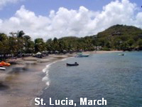 St. Lucia, March