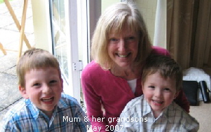 Mum & her grandsons
May 2007